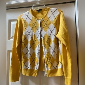 Gently used Lands end argyle sweater Size Small (6/8)